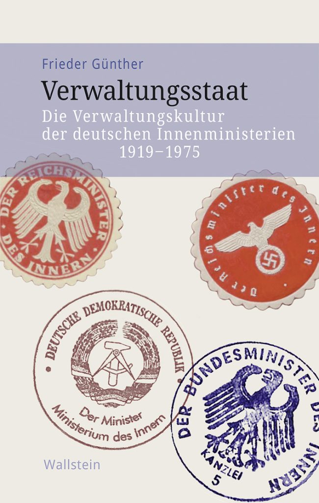 Cover der Studie zu den deutschen Innenministerien von Frieder Günther